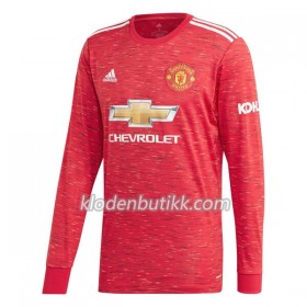 Manchester United Hjemme Fotballdrakt 2020-2021 Langermet